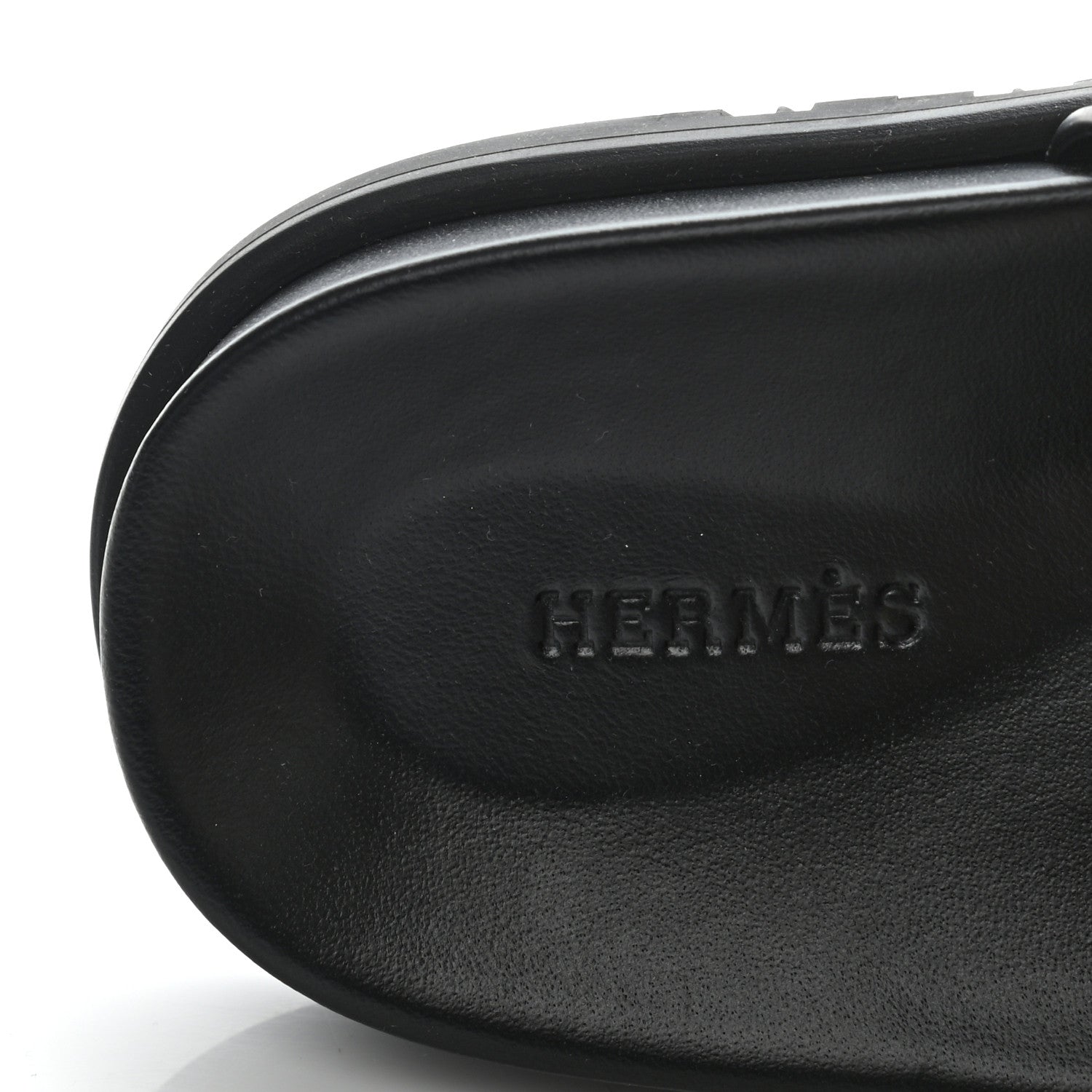 Hermes Calfskin Mens Ankara Sandals 42 Black 6 of 8