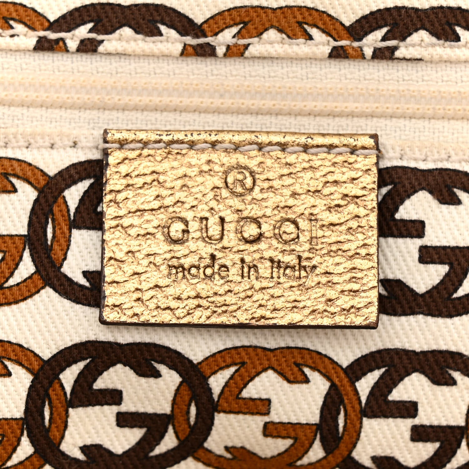 Gucci Monogram Medium Princy Tote Gold 6 of 19