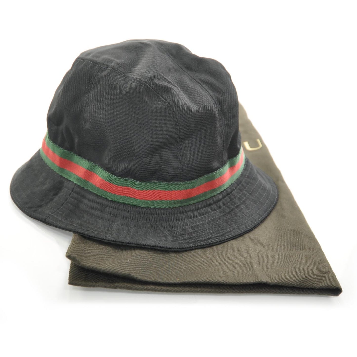 Monogram Web Bucket Cap Small