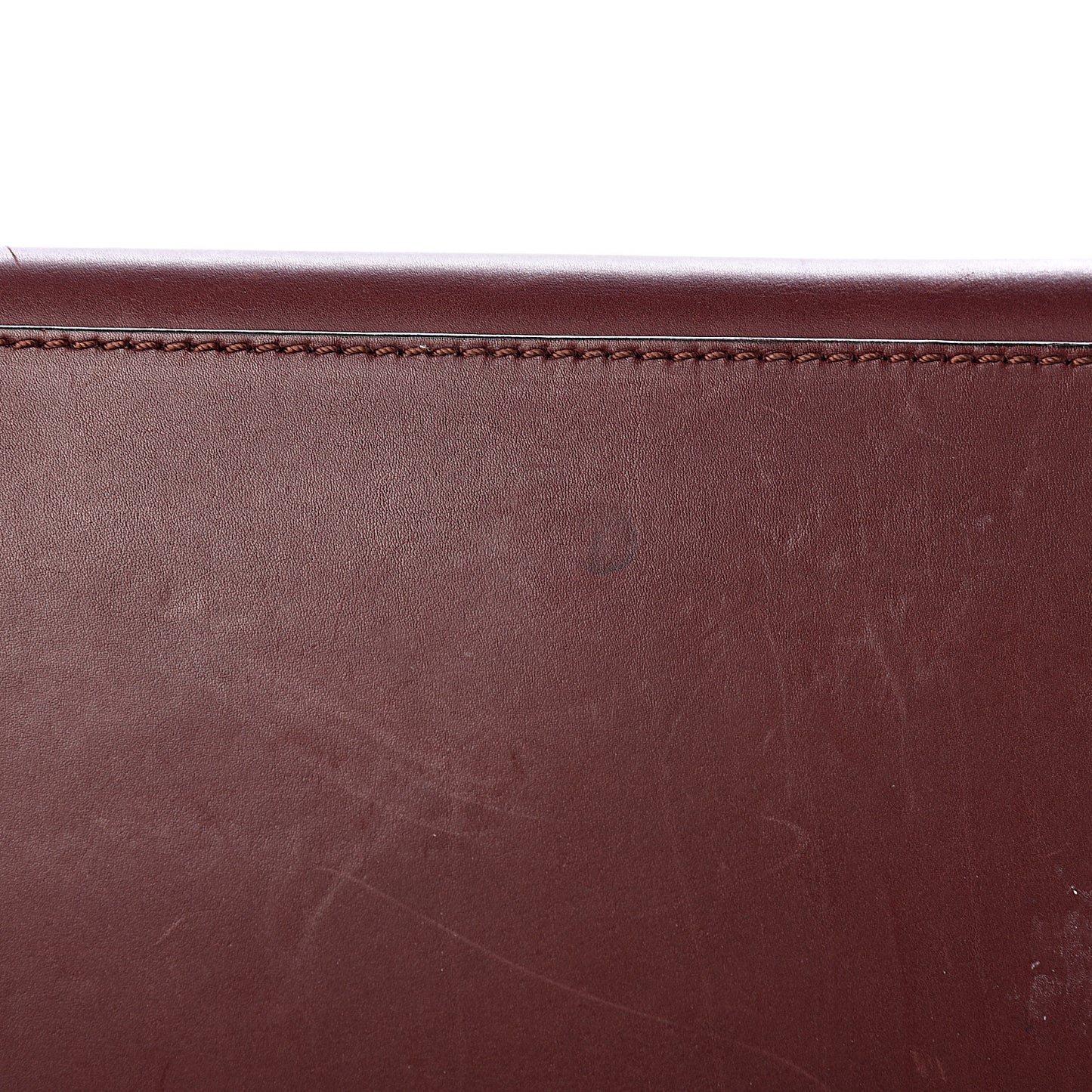 Natural Calfskin Medium Phantom Luggage Burgundy