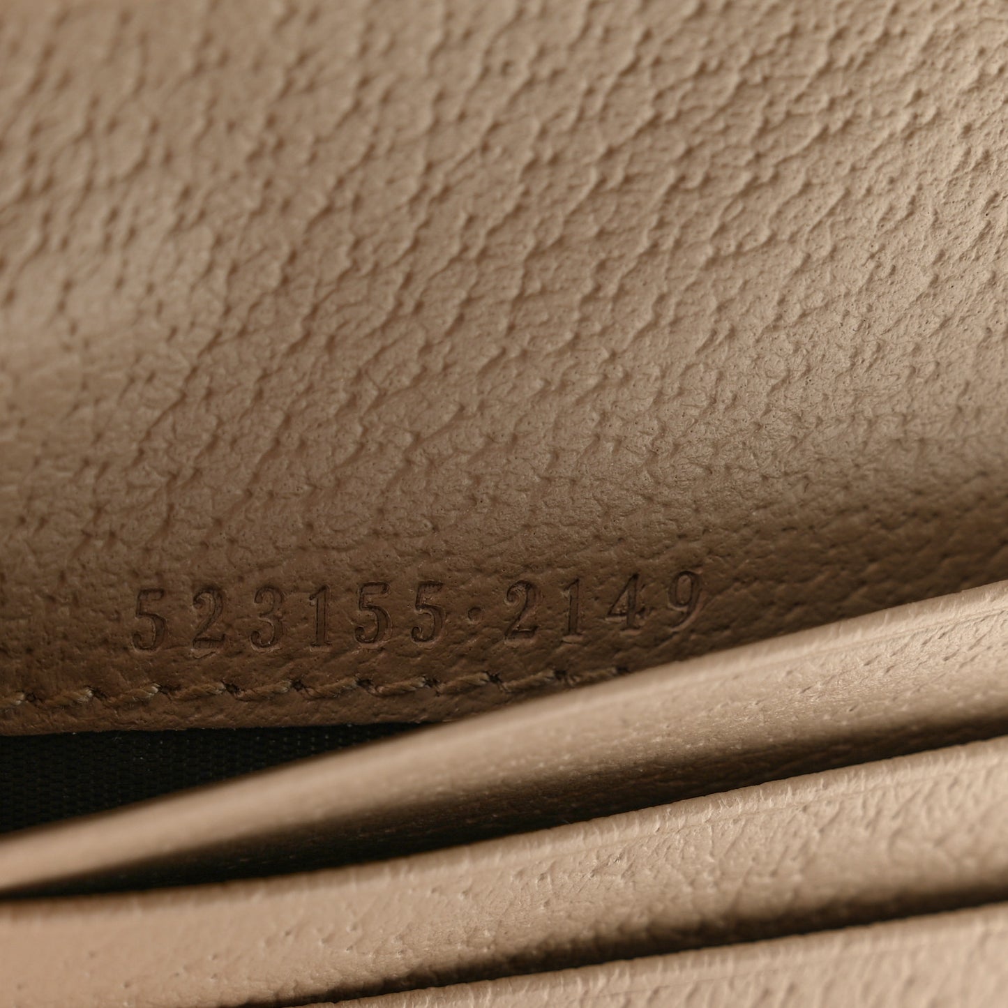 GG Supreme Monogram Textured Dollar Calfskin Web Ophidia Card Case Beige Mystic White Oatmeal