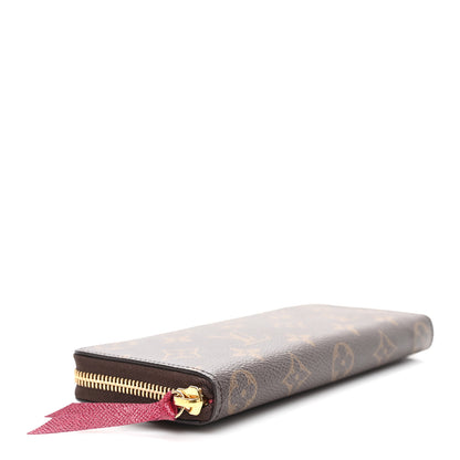 Louis Vuitton Monogram Clemence Wallet Fuchsia 5 of 7