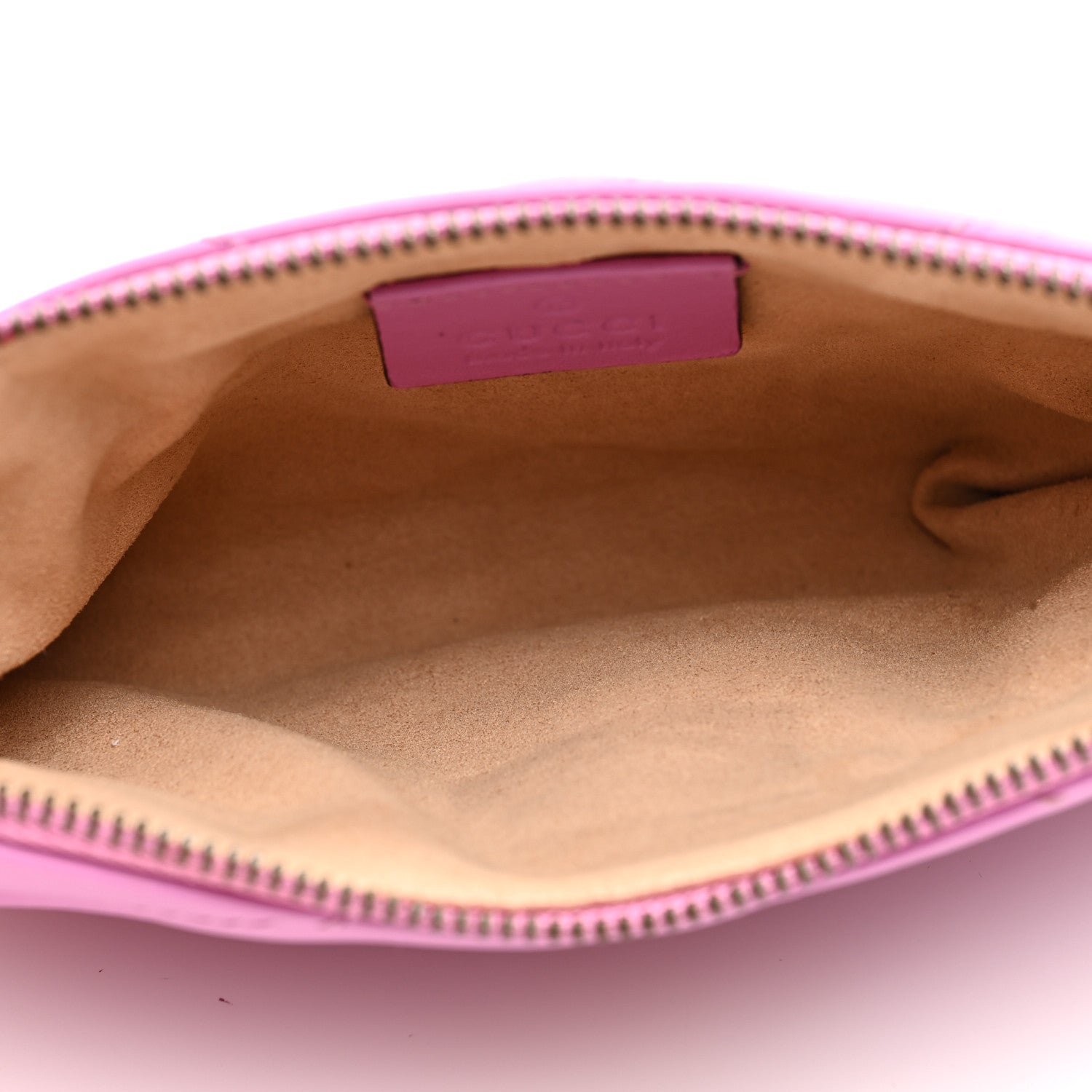 Gucci Calfskin Matelasse Mini GG Marmont Chain Bag Candy Mousse 5 of 10