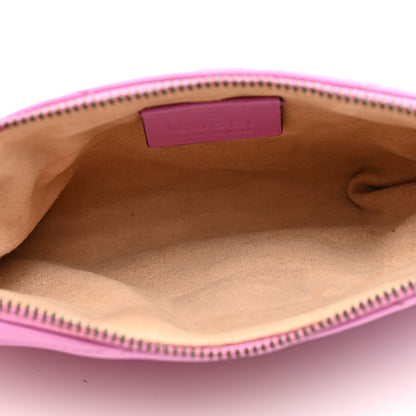 Gucci Calfskin Matelasse Mini GG Marmont Chain Bag Candy Mousse 5 of 10