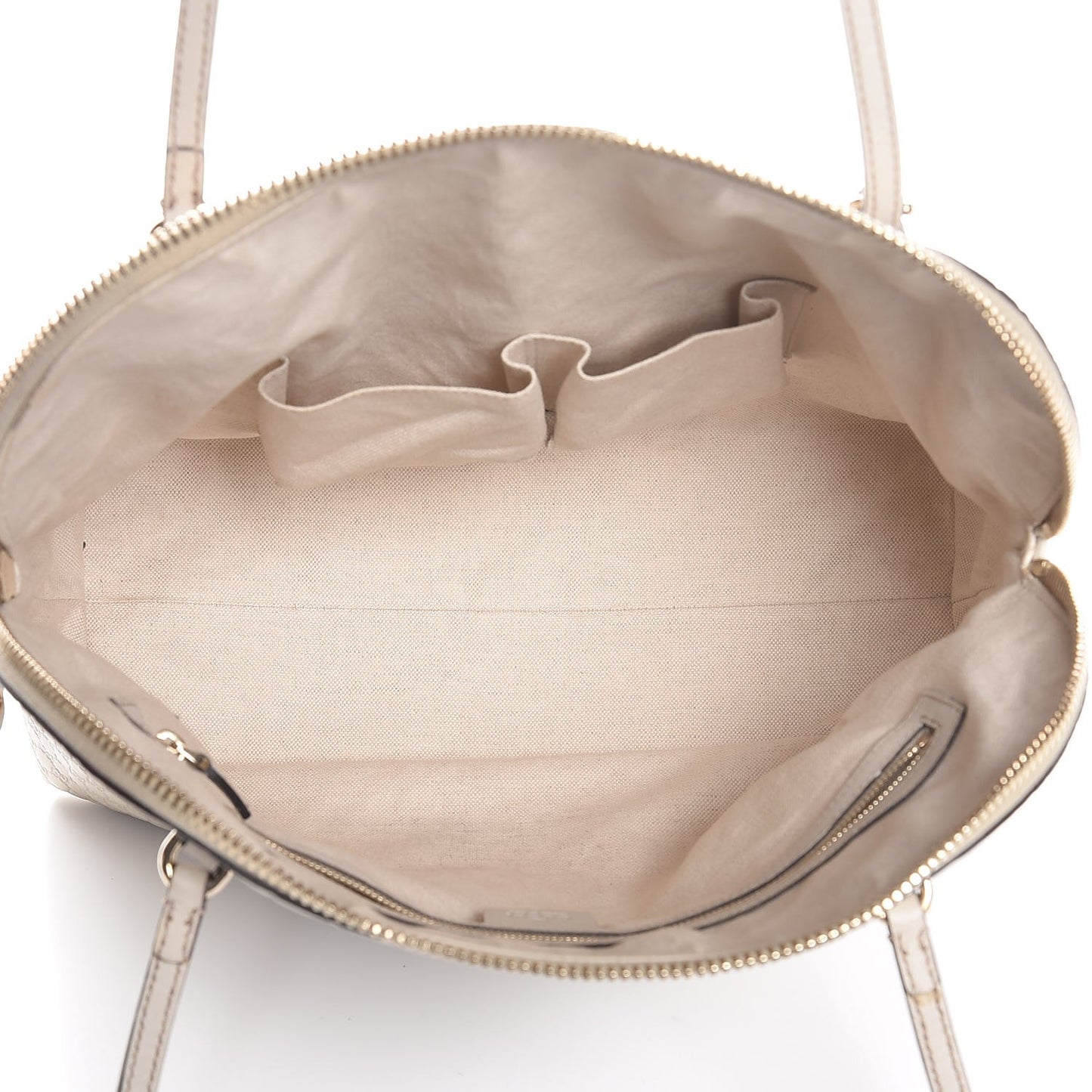 Guccissima Medium Bree Shoulder Bag Off White