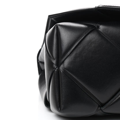 Bottega Veneta Nappa Intreccio Padded Top Handle Shoulder Bag Black 7 of 8