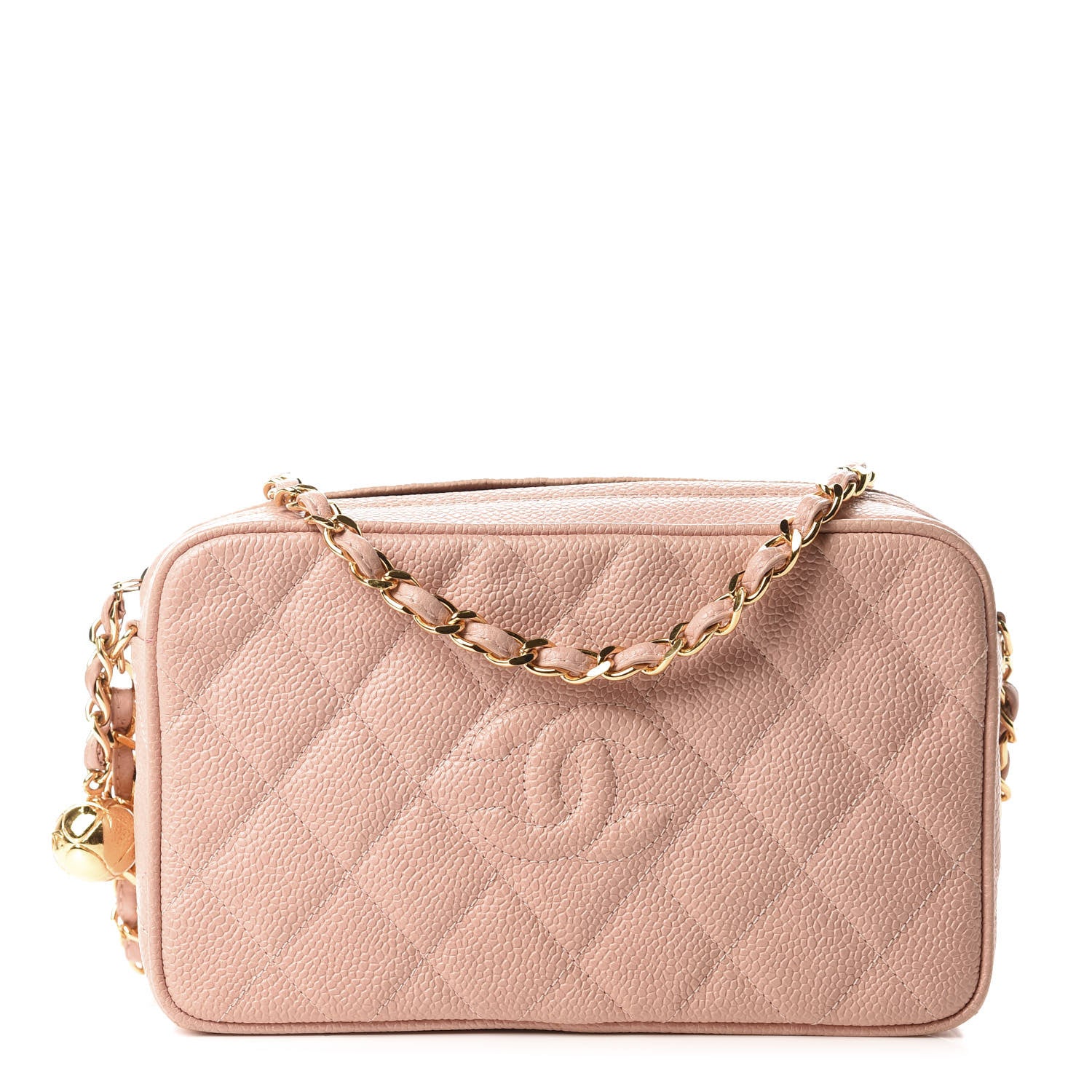 Chanel Caviar Quilted Small CC Camera Case Pink 1 of 12
