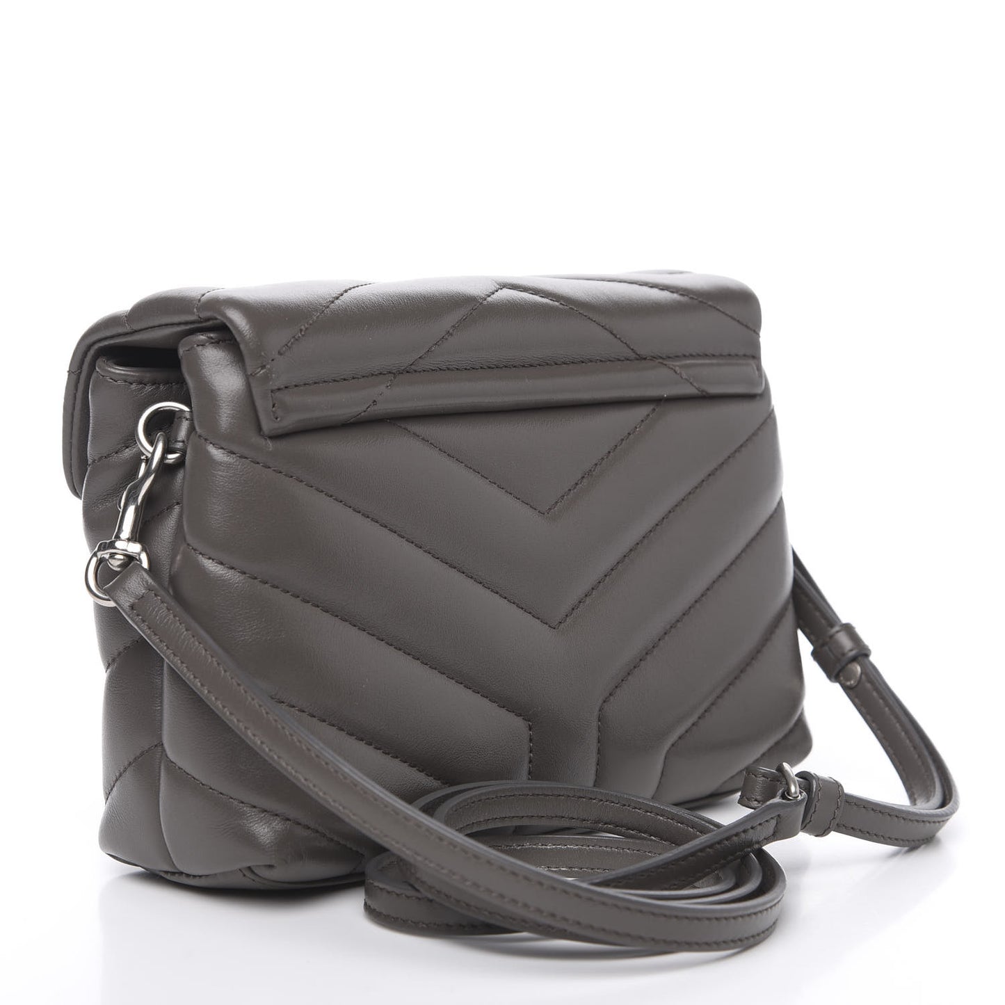 Calfskin Y Quilted Monogram Toy Loulou Crossbody Bag Earth