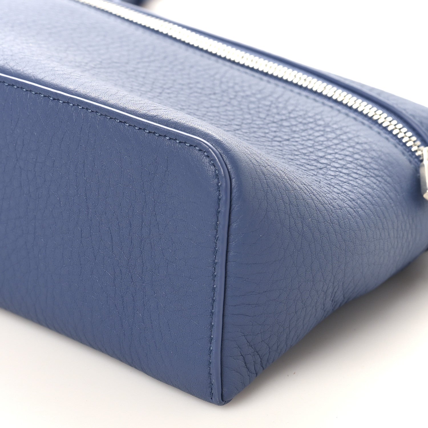 Loro Piana Grained Calfskin L19 Extra Pocket Pouch Cloud Sky 8 of 8