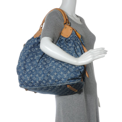 Louis Vuitton Denim Mahina XL Blue 2 of 7
