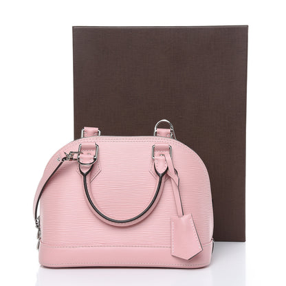 Louis Vuitton Epi Alma BB Rose Ballerine 9 of 9
