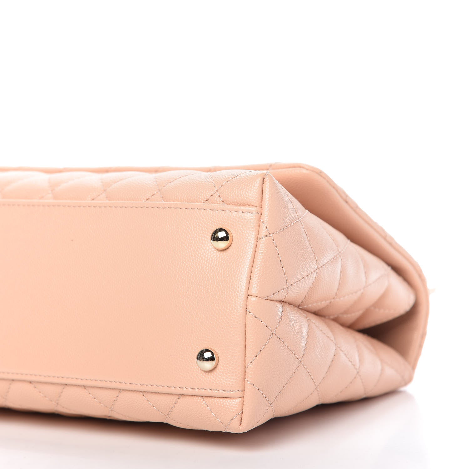 Chanel Caviar Quilted Small Coco Handle Flap Light Pink 7 of 10