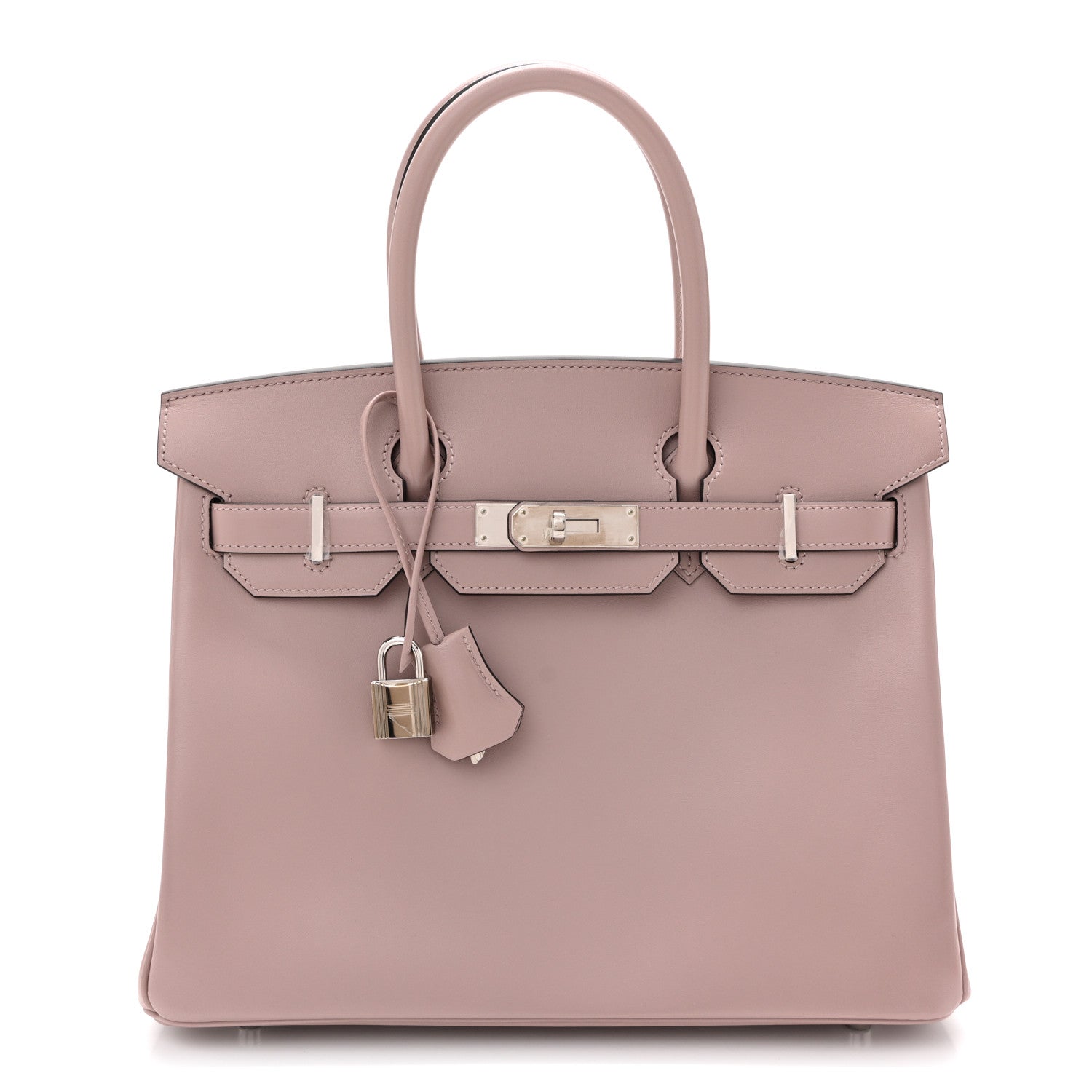Hermes Veau Tadelakt Birkin 30 Glycine 1 of 11