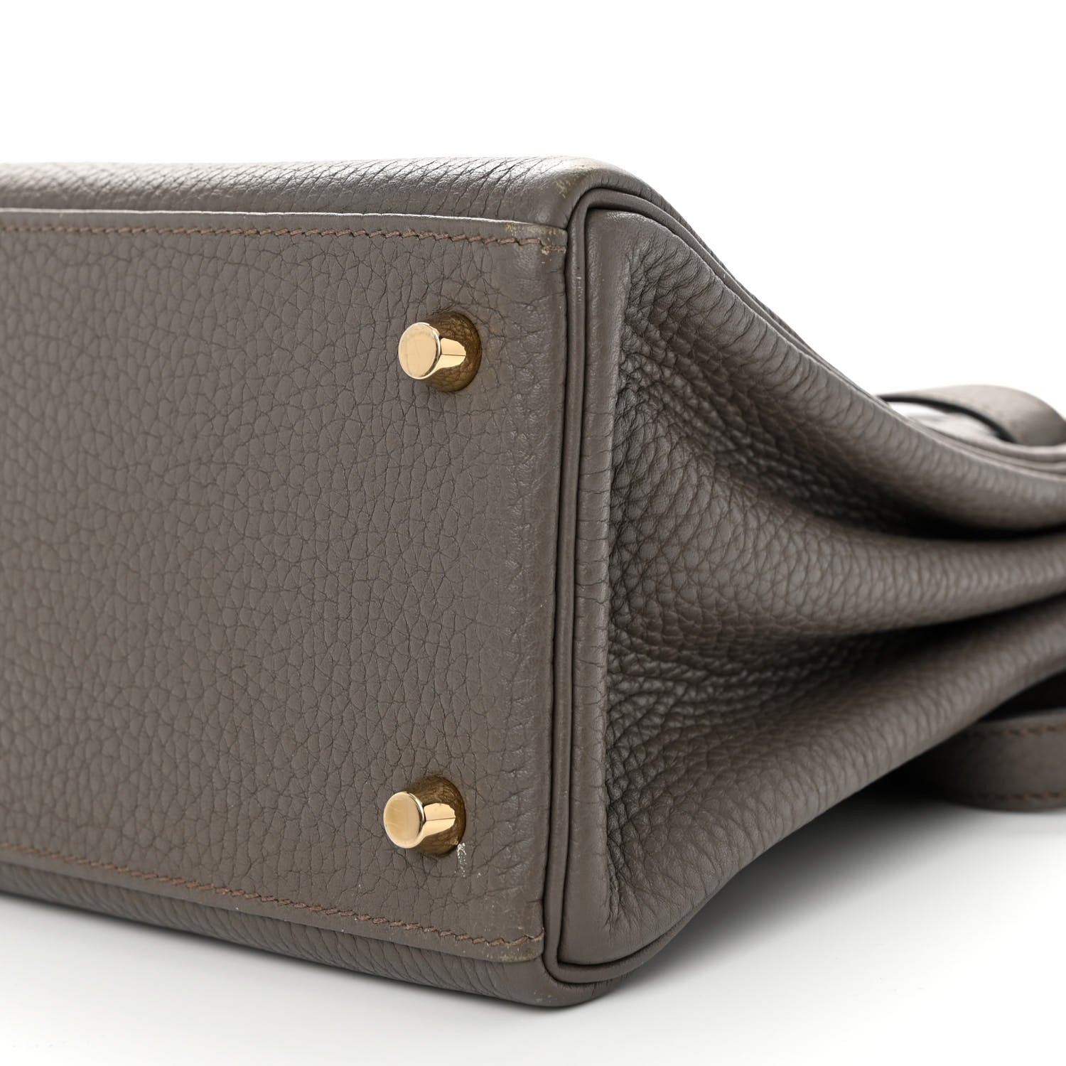 Hermes Taurillon Clemence Kelly Retourne 28 Etain 10 of 15