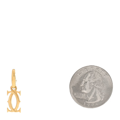 Cartier 18K Yellow Gold Logo Charm 2 of 3