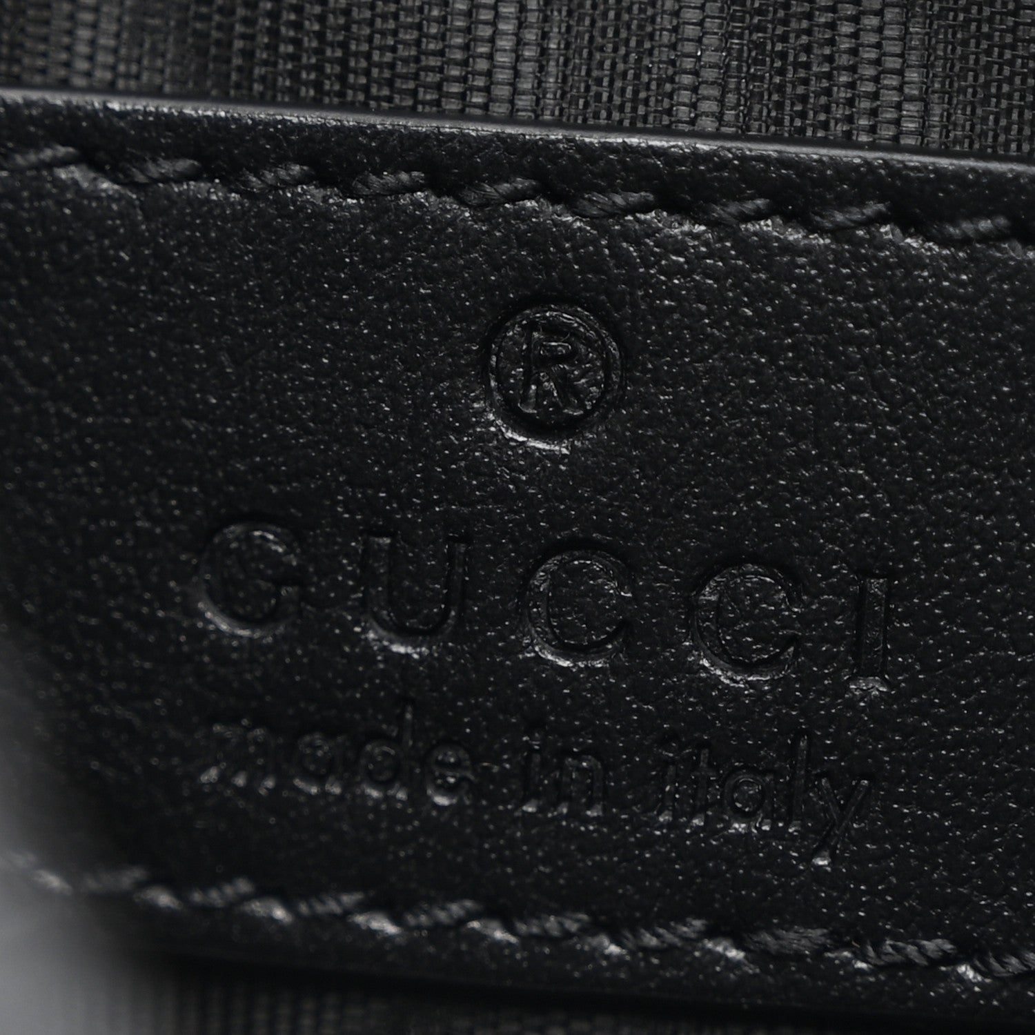 Gucci Crystal Monogram Card Holder Black 6 of 8