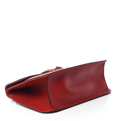 Valentino Garavani Vitello Large Glam Lock Rockstud Flap Red 4 of 15