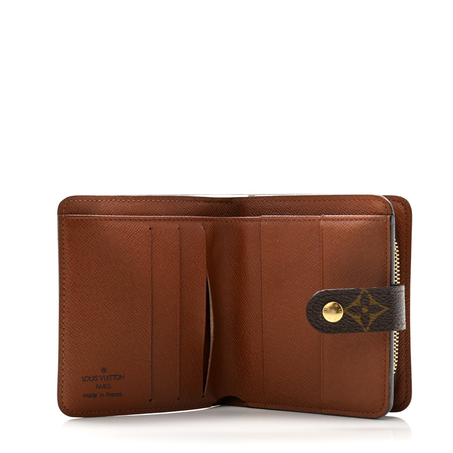 Monogram Compact Zippe Zipped Wallet