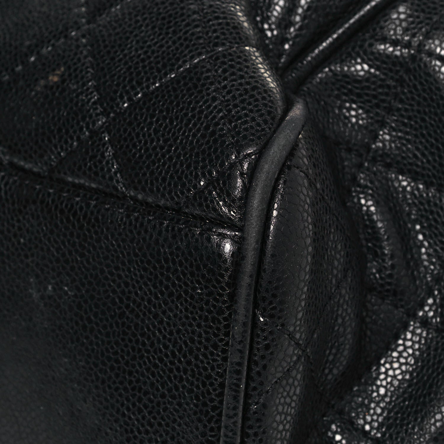 Chanel Caviar Quilted Timeless Accordion Flap Black 8 of 17