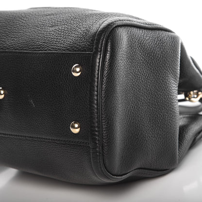 Gucci Pebbled Calfskin Small Soho Shoulder Bag Black 12 of 15