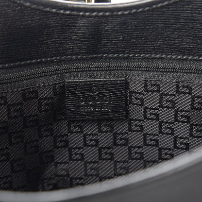 Gucci Calfskin Bardot Shoulder Bag Black 5 of 9
