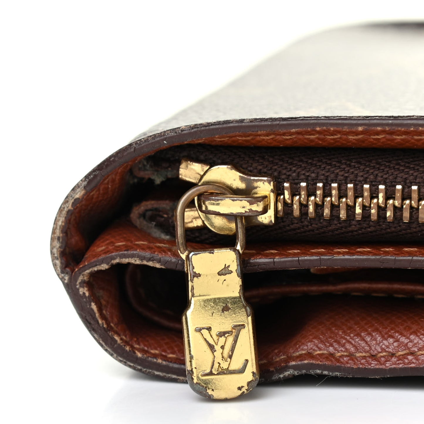 Monogram Compact Zippe Zipped Wallet