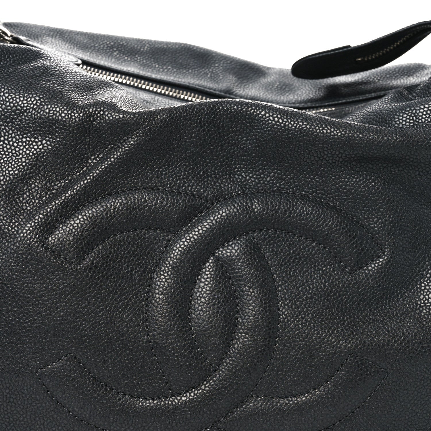 Chanel Metallic Caviar 31 Hobo Dark Grey 8 of 10