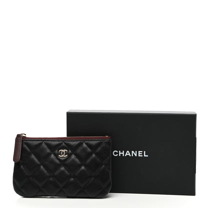 Chanel Caviar Quilted Small Cosmetic Case Black 9 of 9