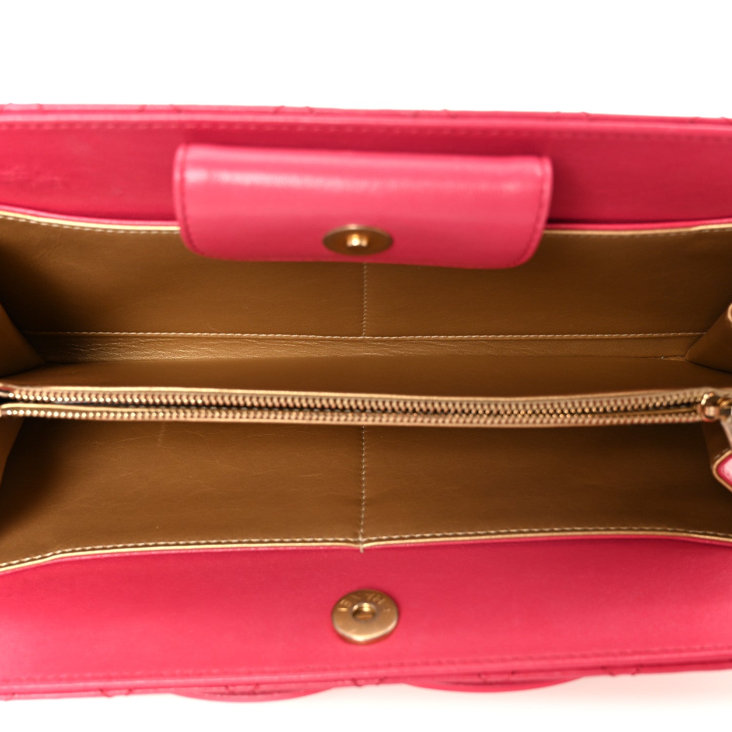 Chanel Lambskin Quilted Coco Midnight Clutch Dark Pink 5 of 9