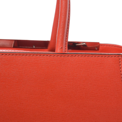 Fendi Vitello Elite Regular 2Jours Tote Papavero 12 of 15
