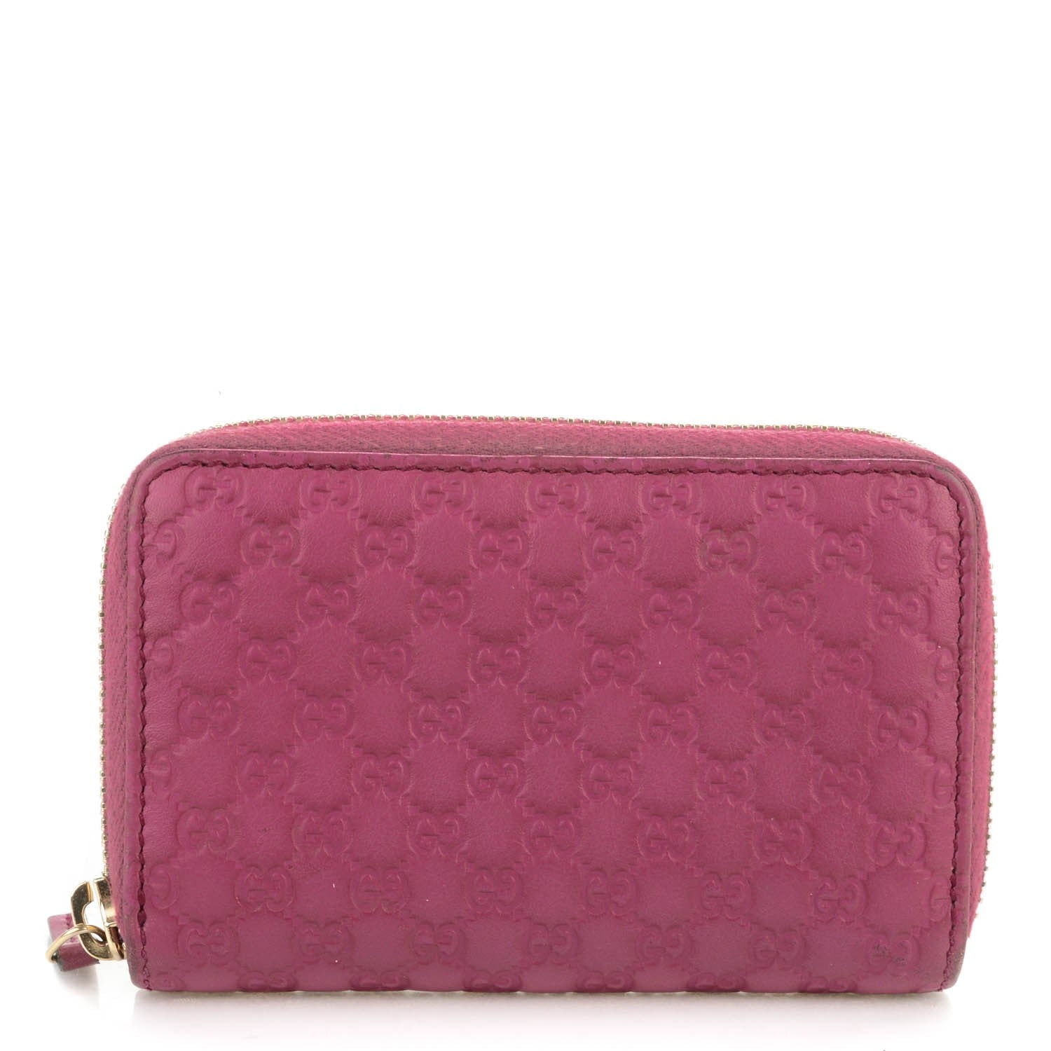 Gucci Microguccissima Zip Around Card Case Dusty Rose 1 of 6