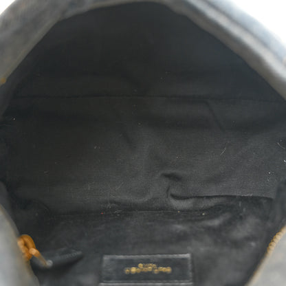 Saint Laurent Denim Quilted Small Loulou Puffer Monogram Chain Satchel Blue Cinnamon 5 of 11