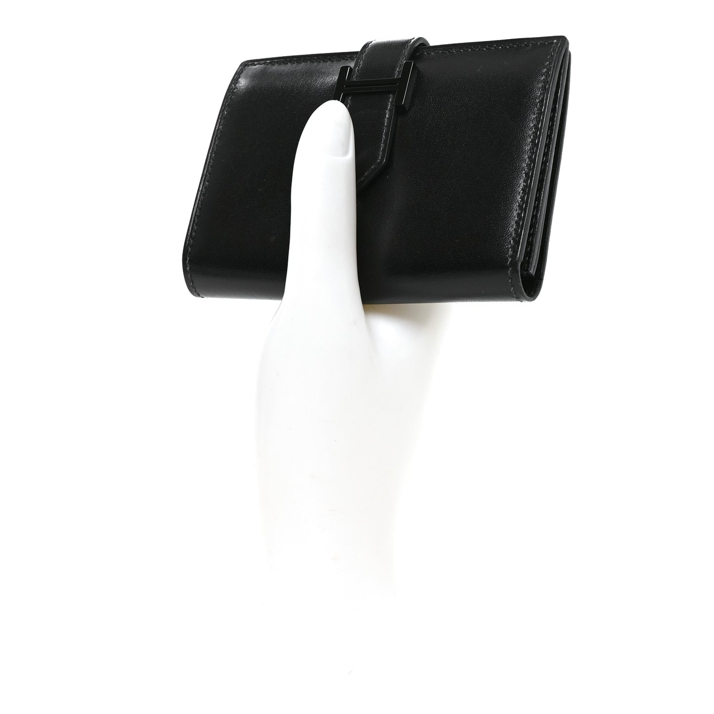 Box Monochrome Bearn Card Holder Wallet Black