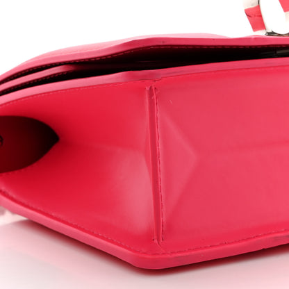 Alexander McQueen Calfskin Small Slash Bag Fuscia Lipstick 9 of 10