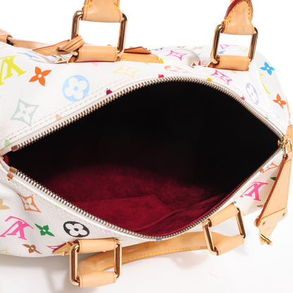Louis Vuitton Monogram Multicolor Speedy 30 White 7 of 7