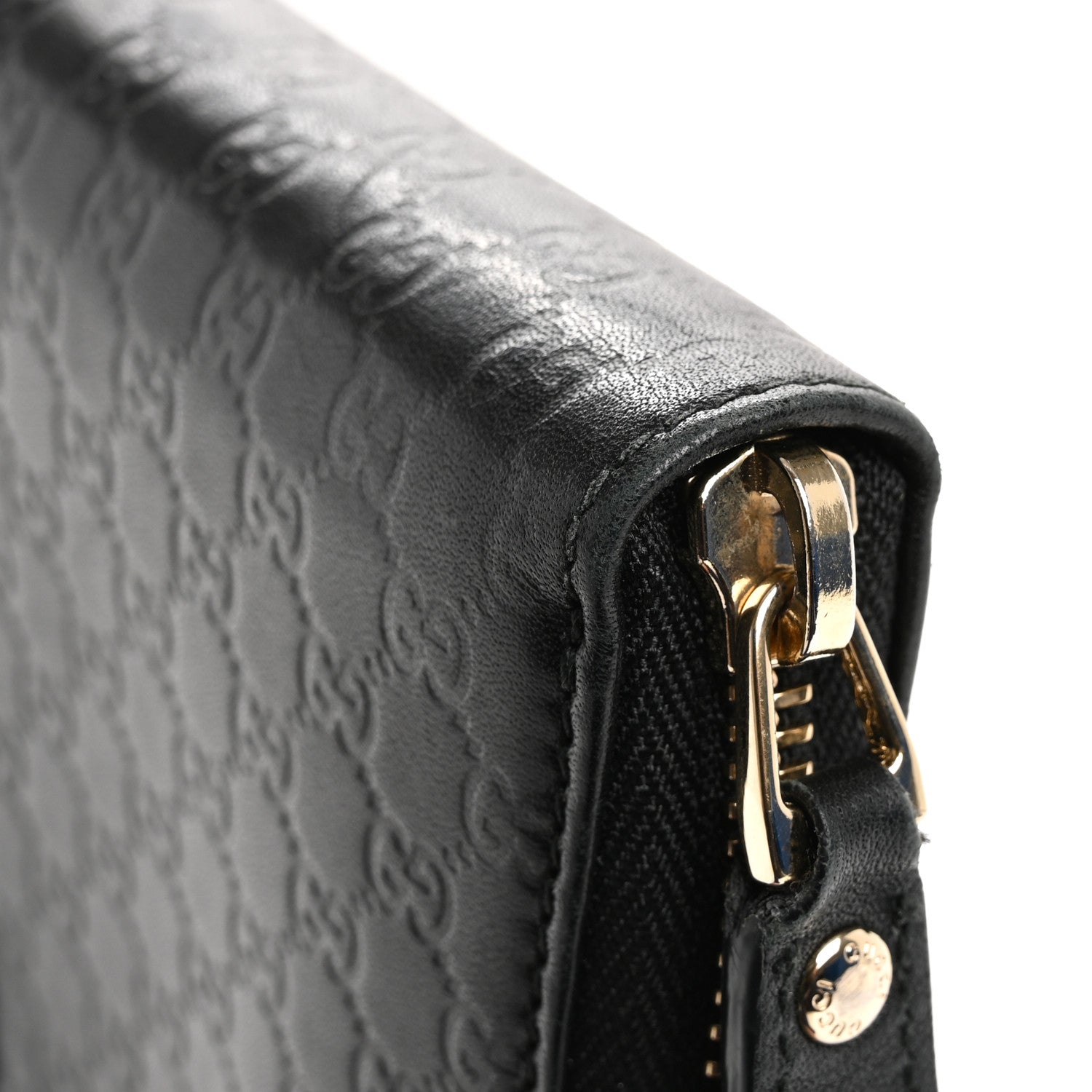 Gucci Microguccissima Zip Around Wallet Black 10 of 14