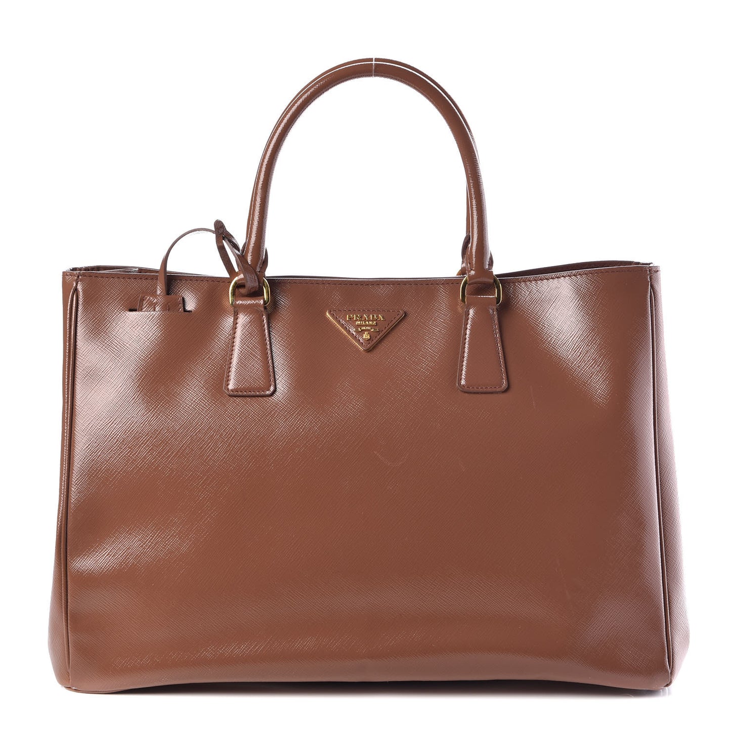 Saffiano Vernice Large Tote Dark Rose