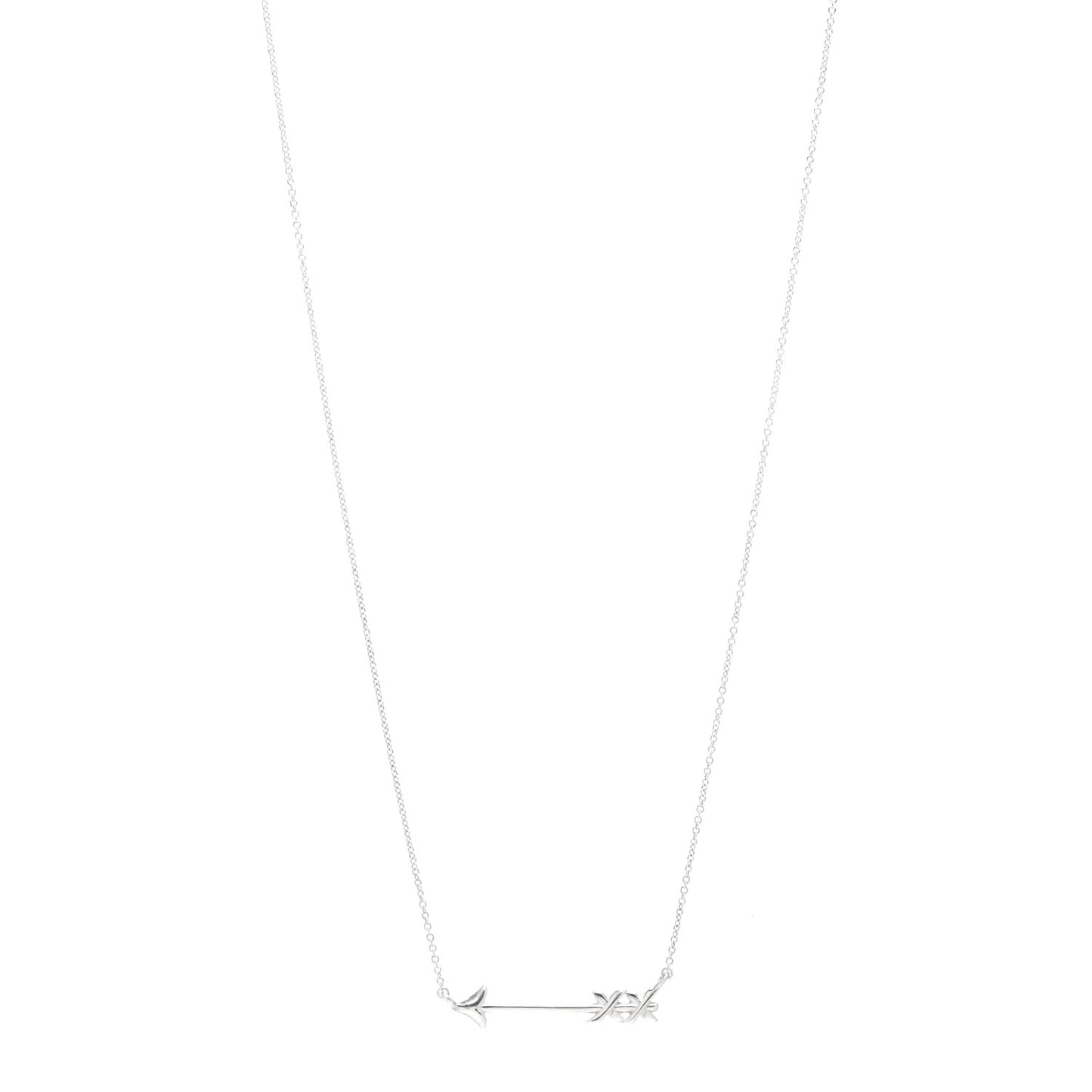 Sterling Silver Paloma's Graffiti Arrow Pendant Necklace