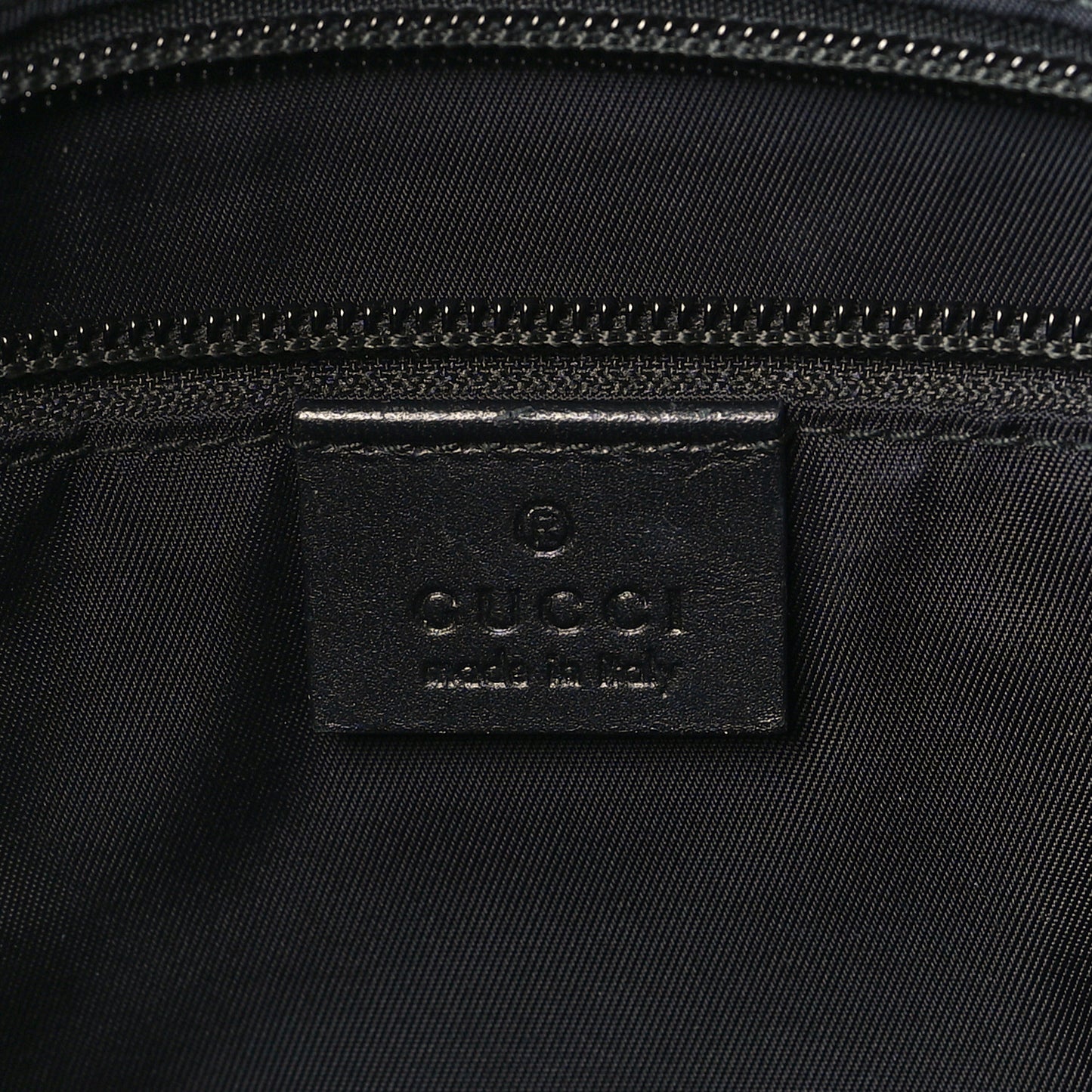 GG Supreme Monogram Web Messenger Bag Black
