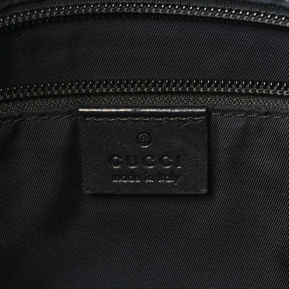 Gucci GG Supreme Monogram Web Messenger Bag Black 6 of 9