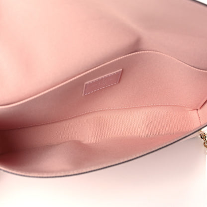 Louis Vuitton Vernis Felicie Chain Wallet Rose Ballerine 6 of 10
