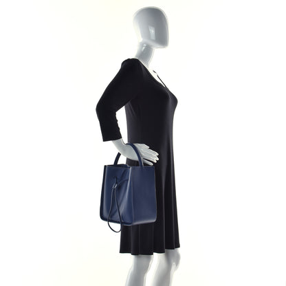 3.1 Phillip Lim Smooth Calfskin Small Soleil Bucket Bag Midnight Blue 2 of 13