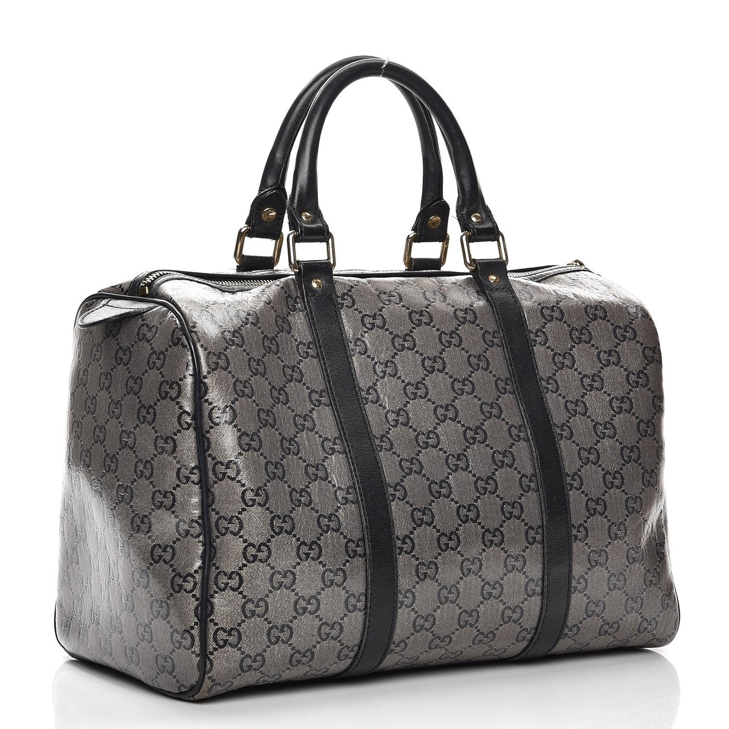 Crystal Monogram Joy Medium Boston Black