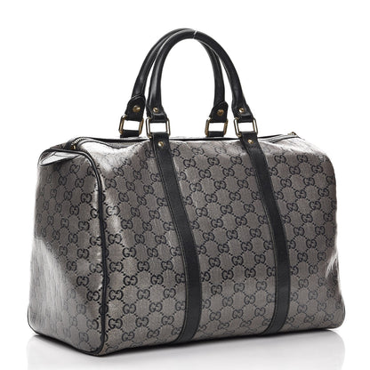 Gucci Crystal Monogram Joy Medium Boston Black 3 of 13