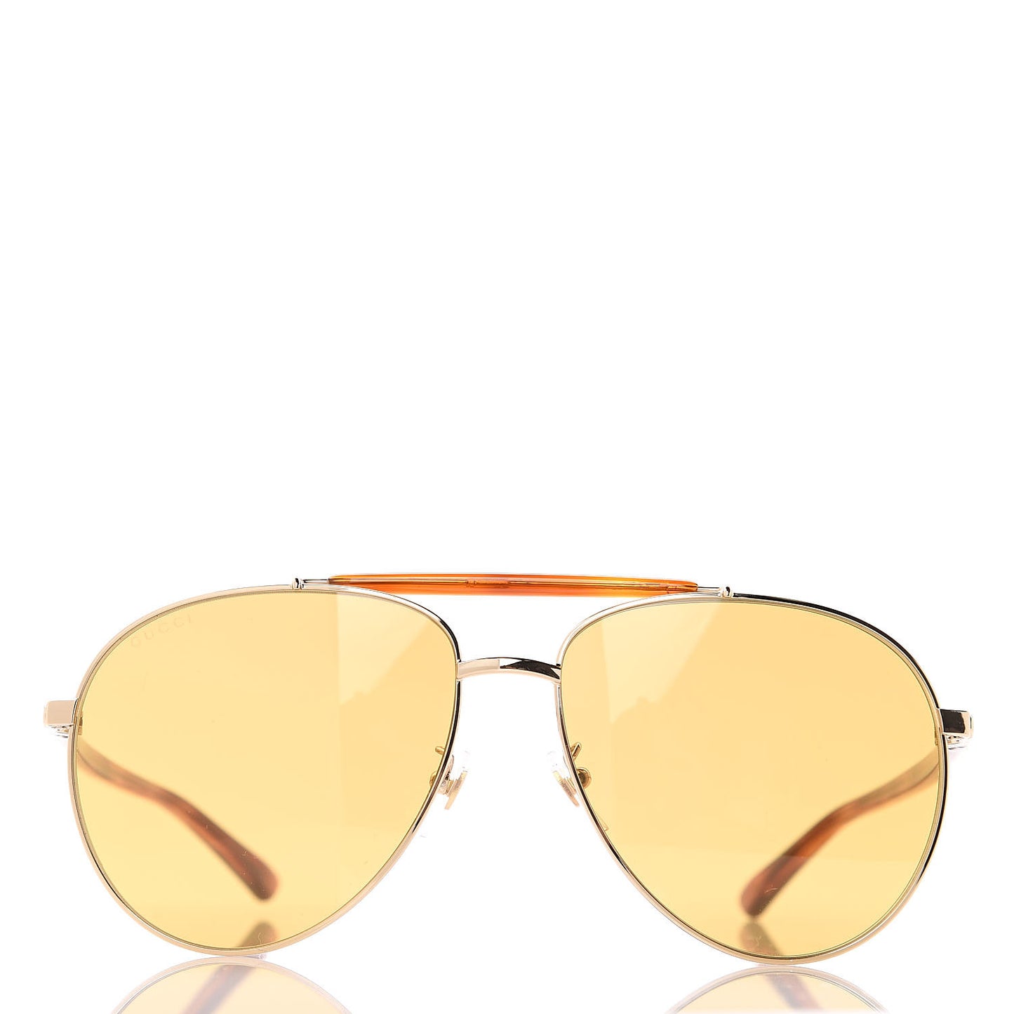 Aviator Sunglasses GG0014S Havana