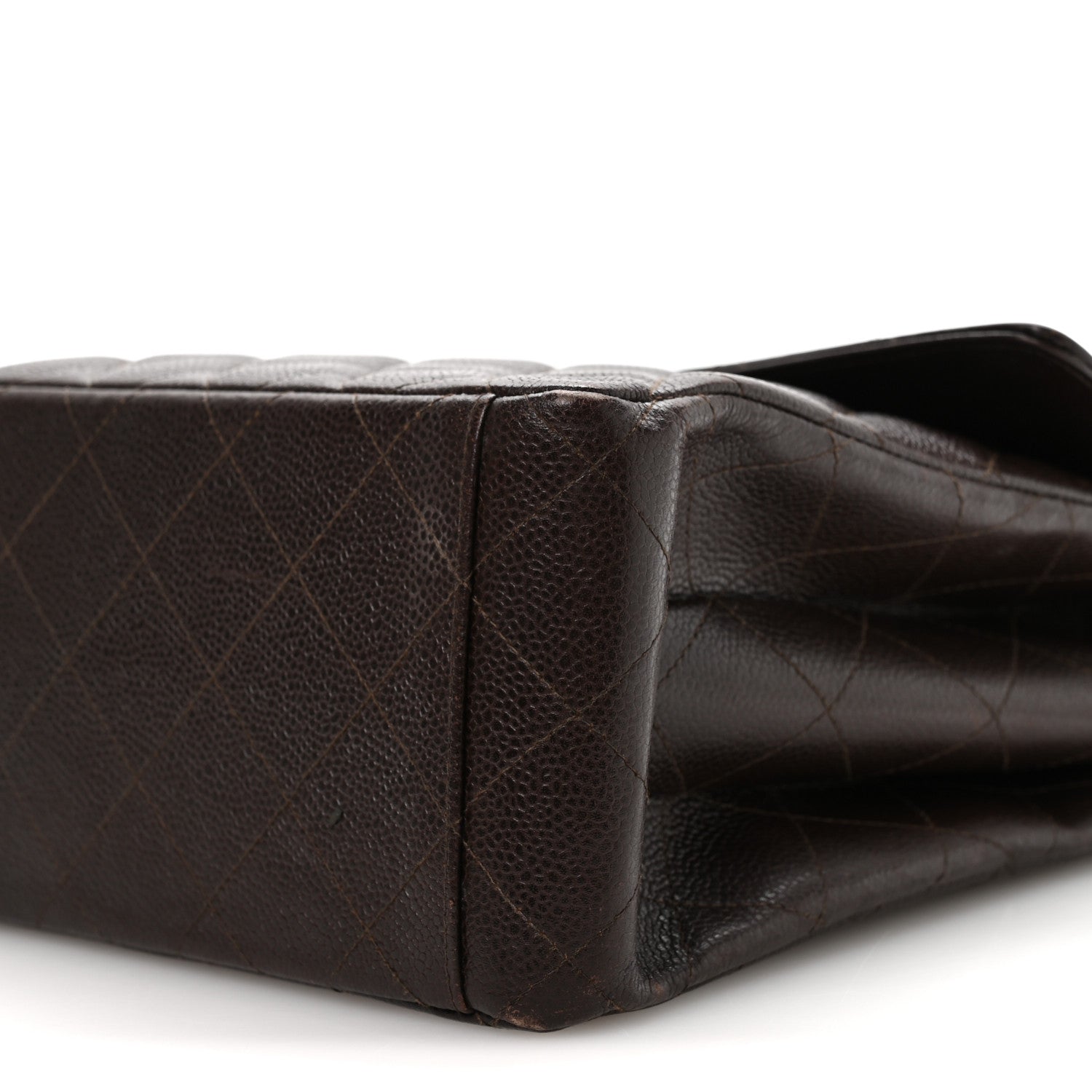 Chanel Caviar Quilted Medium Kelly Flap Brown 11 of 13