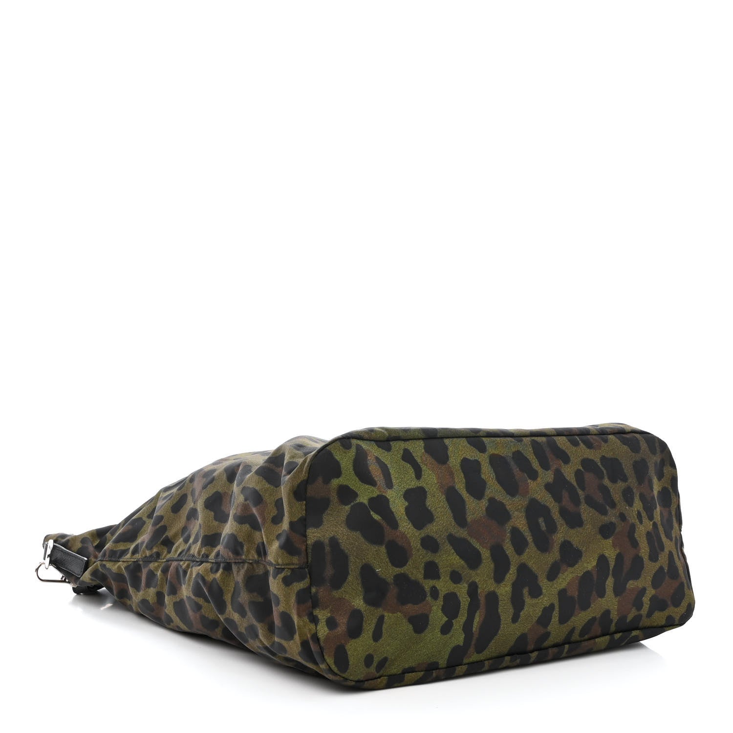 Prada Tessuto Nylon Stampato Saffiano Tote Militare 4 of 12