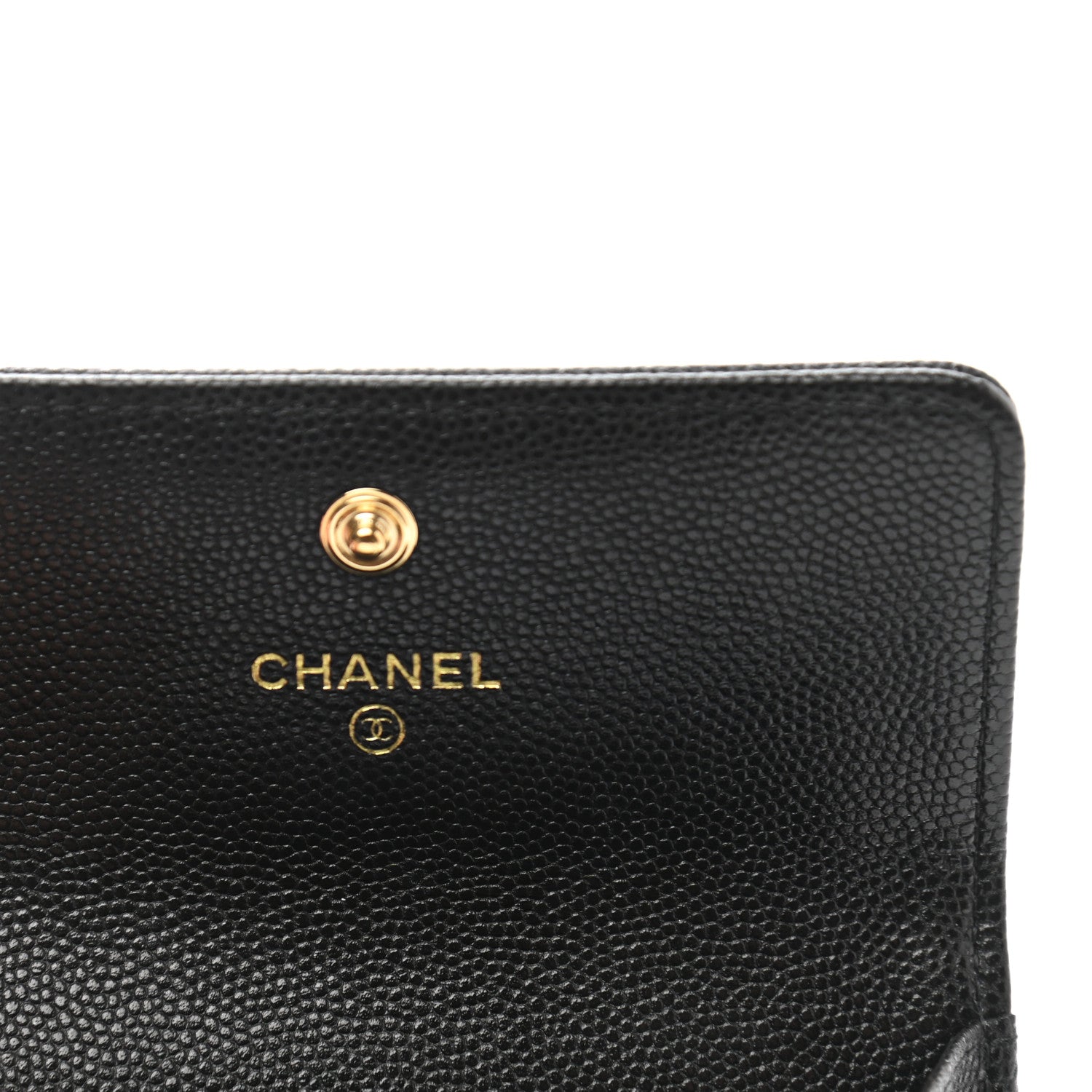 Chanel Caviar Quilted Boy Flap Card Holder Black 6 of 9