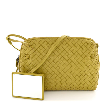 Bottega Veneta Nappa Intrecciato Nodini Crossbody Messenger Green 3 of 16
