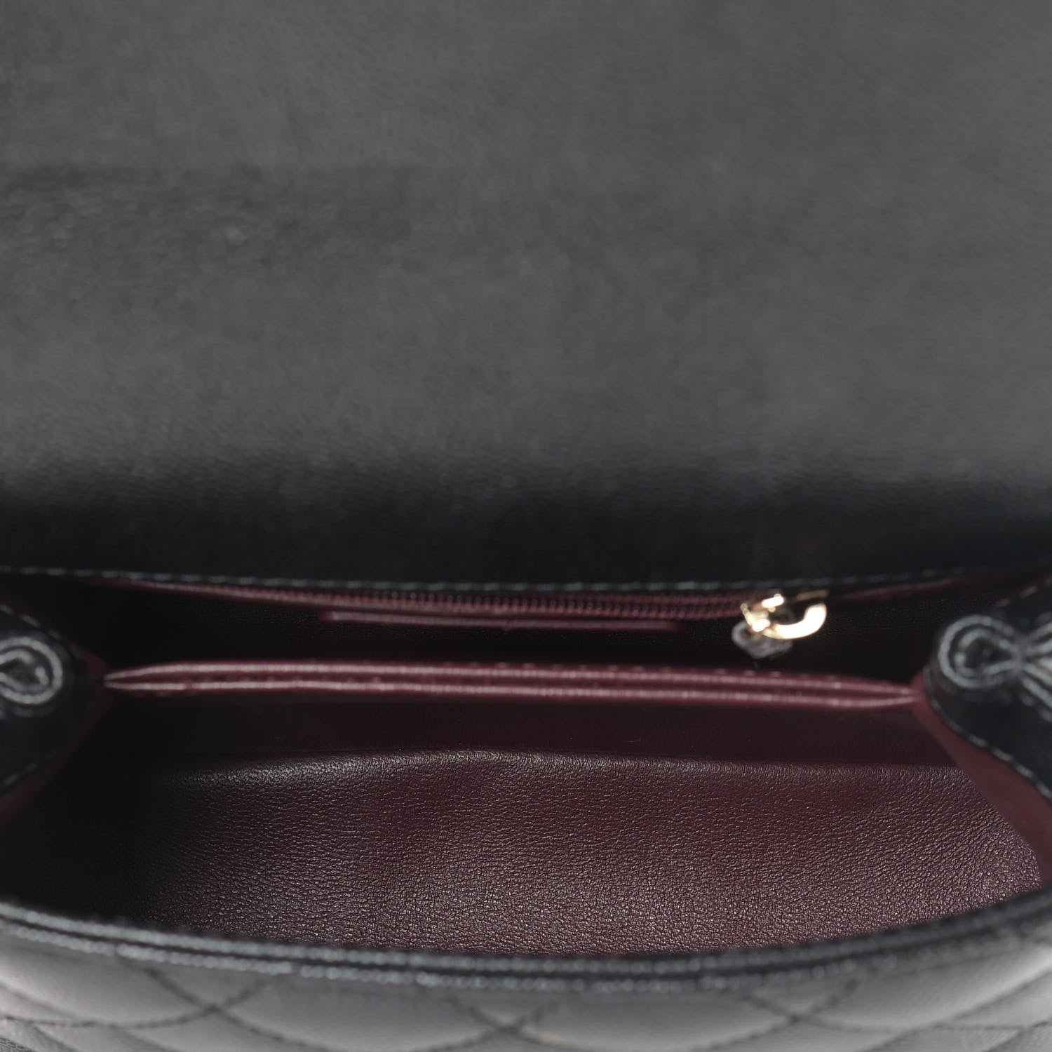 Chanel Caviar Quilted Extra Mini Coco Handle Flap Black 5 of 10